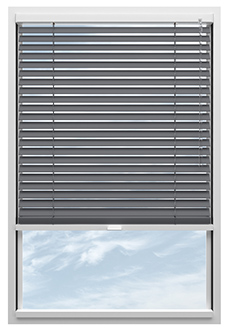 Cotswold, Marble Grey - Stick Fit Wooden Venetian Blind